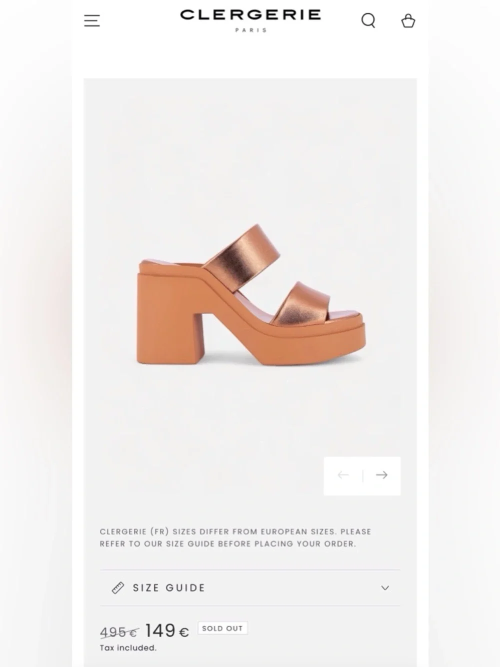 Robert Clergerie Next Platform Sandals Metallic Bronze Sizes-EUR 37,39,39.5 NIB